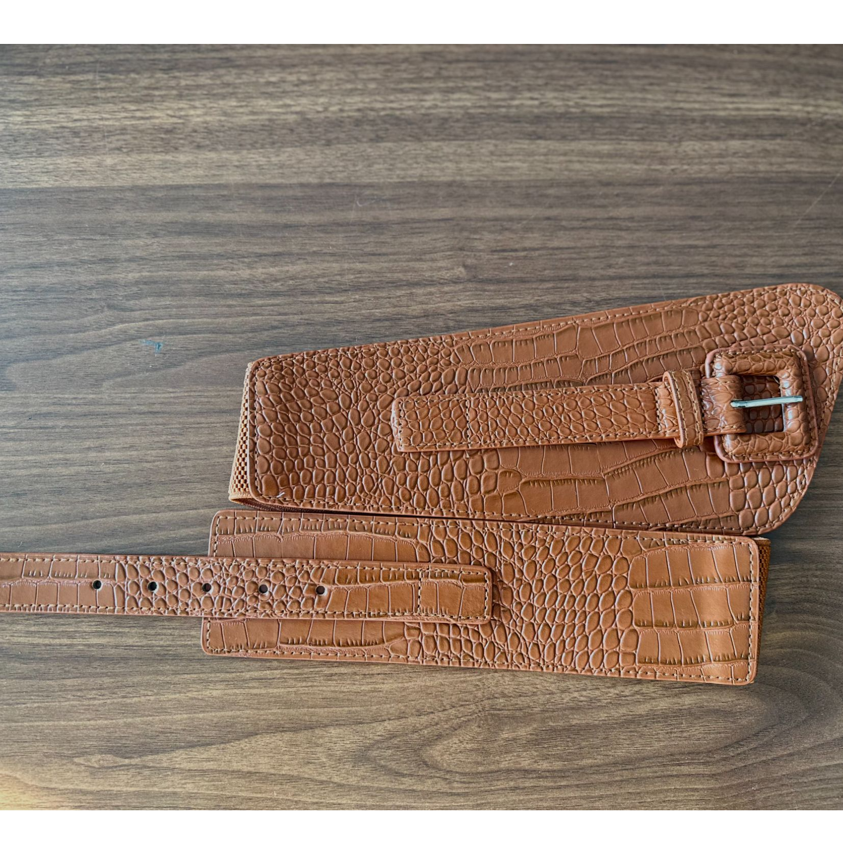 粉马【搭配品】蒙古袍时髦挂皮质感腰封