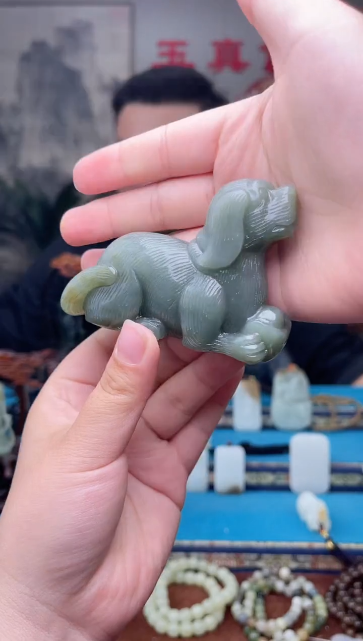 和田玉未镶嵌挂件1