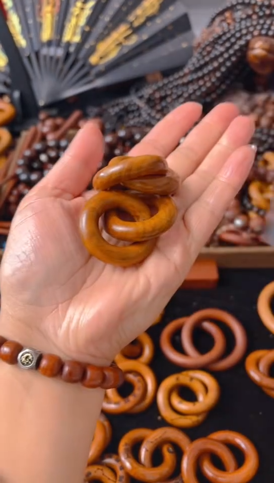 【闪购商品】枣木木雕乾坤圈20一物一拍