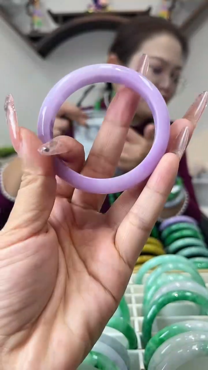 【闪购商品】砖雕闪29 圈口54.8 独货手镯