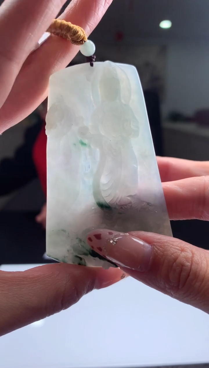 【闪购商品】定制翡翠未镶嵌挂件发货（拍一发一）