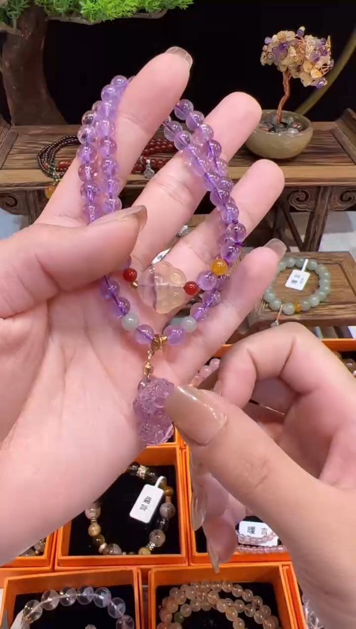 【闪购商品】水晶手绳未镶嵌@@手饰