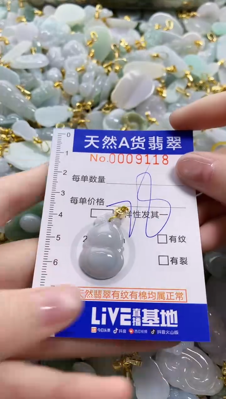 颈饰未镶嵌翡翠天然A货翡翠1