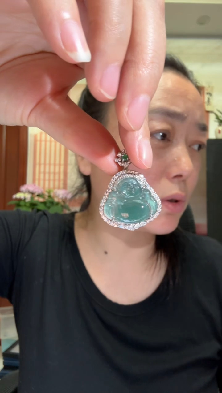 颈饰银S925镶嵌翡翠00006177