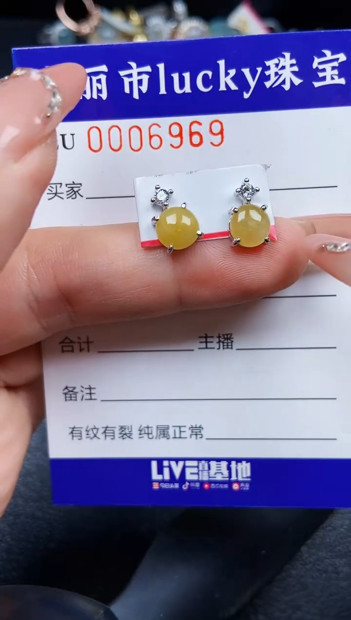 翡翠银S925镶嵌颈饰6969