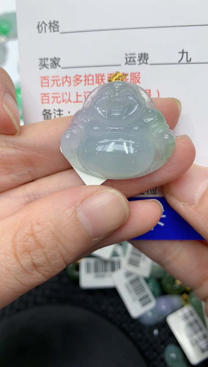 【闪购商品】翡翠颈饰18K金镶嵌11111111