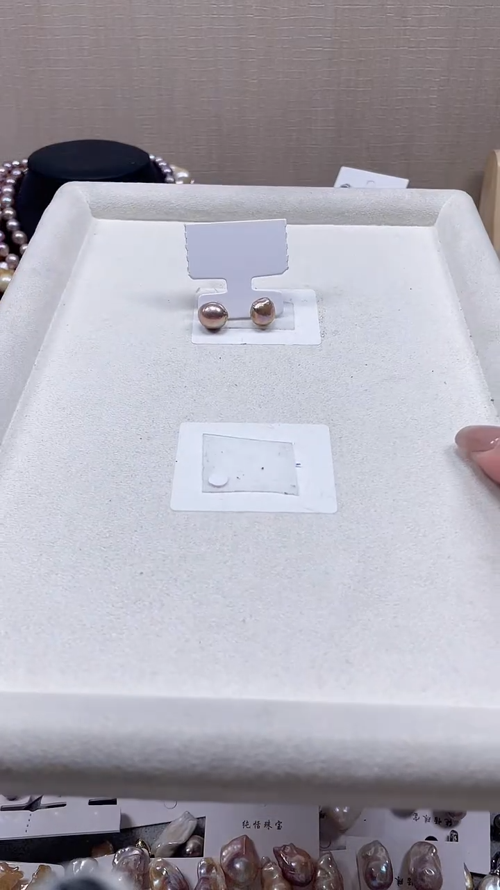 未镶嵌耳饰淡水珍珠【纯恬饰品】