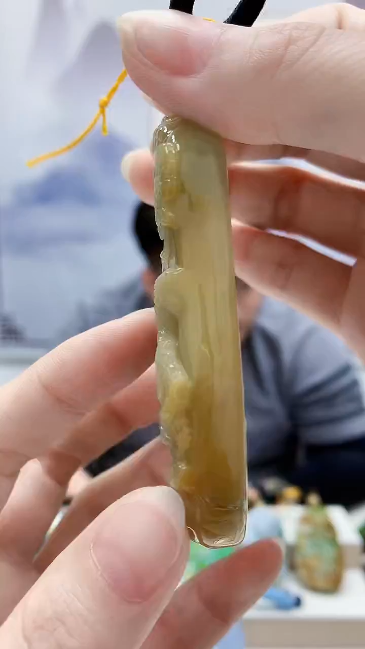 未镶嵌定制翡翠A****道5060ry-毛货挂件