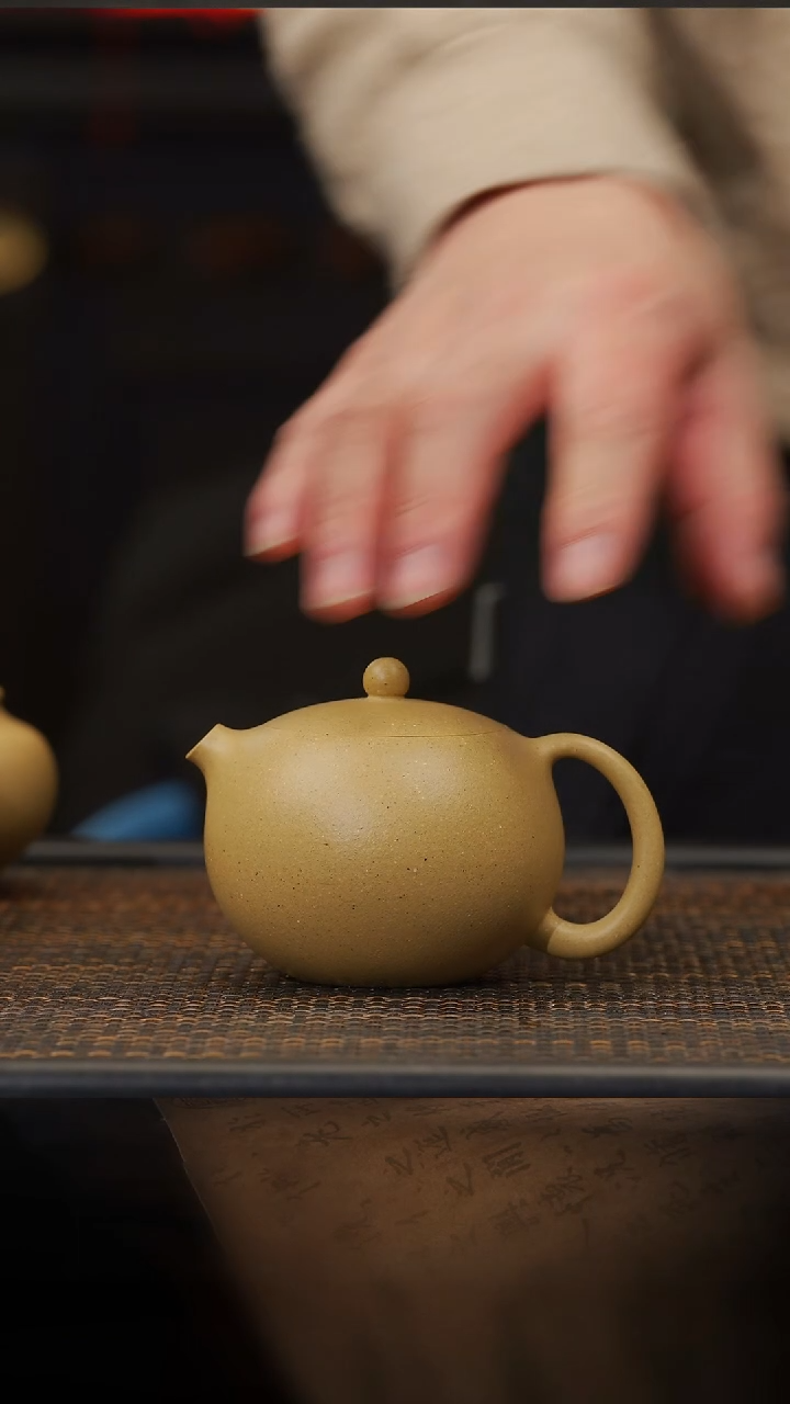 【闪购商品】紫砂茶壶72空山造器 本绿/掌上明珠