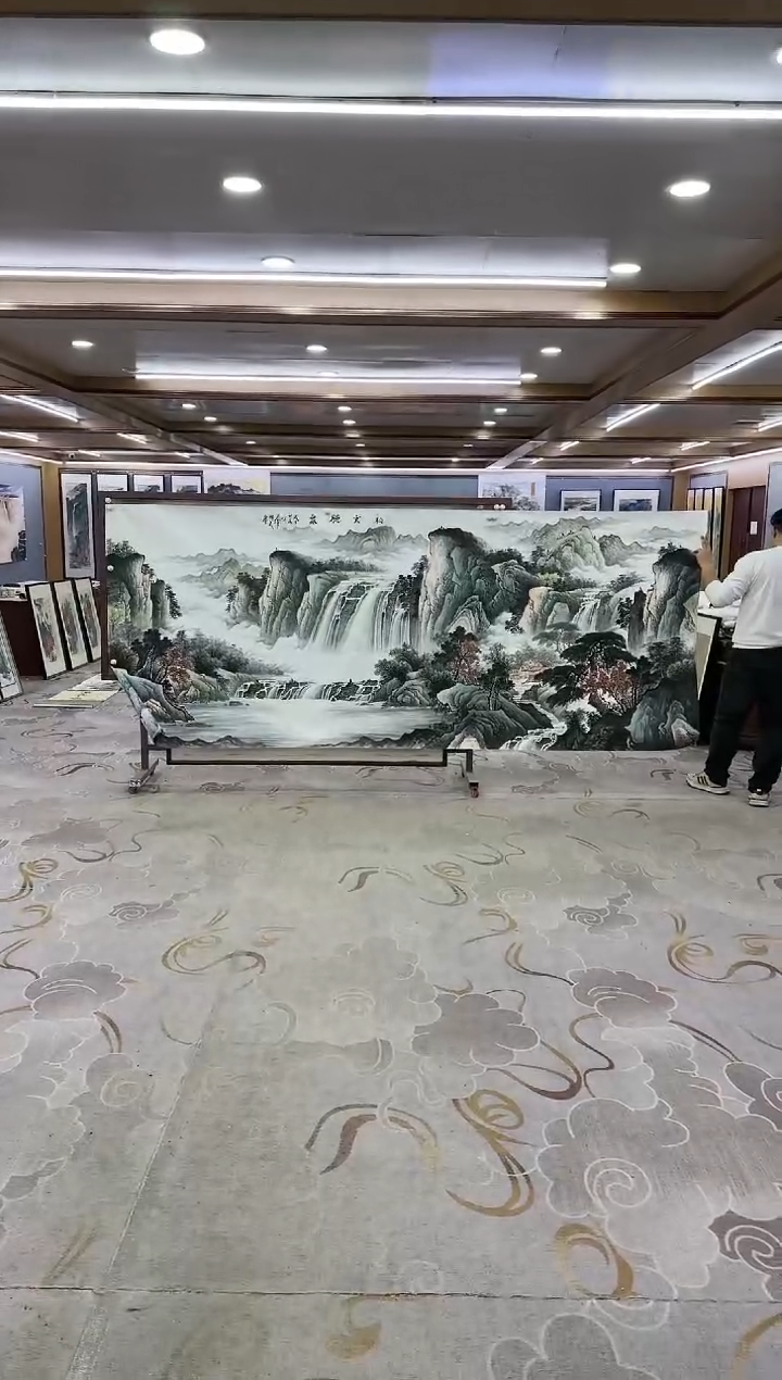 绘画Y-邵明义-大丈二-山水画