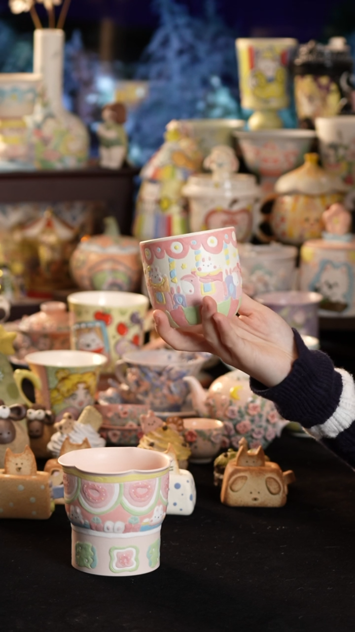 其他陶景德镇釉下彩手绘设计师款陶瓷