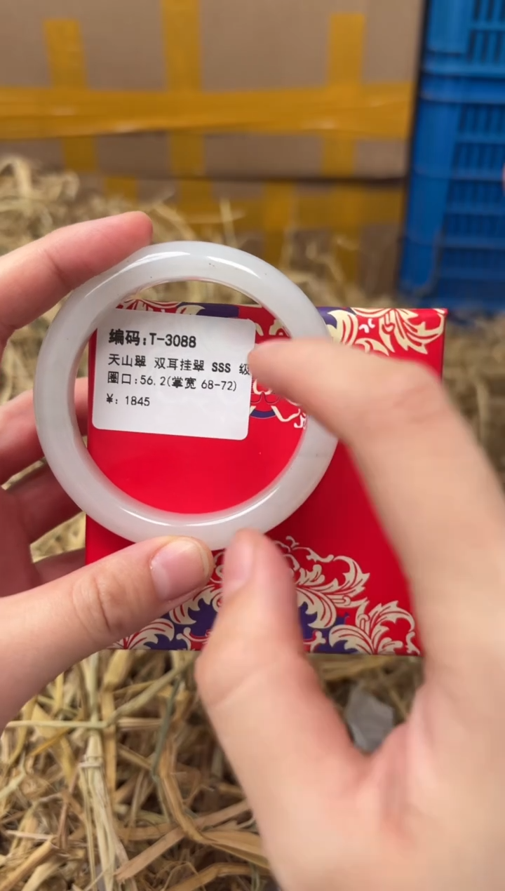 未镶嵌手镯石英质玉T-3088