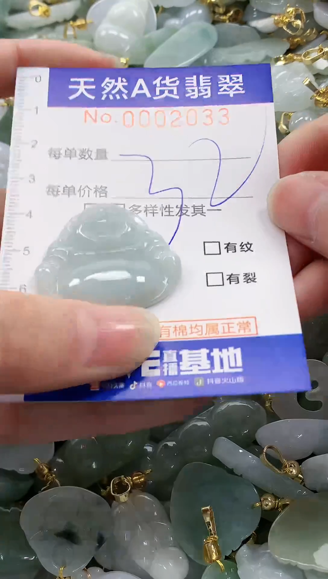 颈饰未镶嵌翡翠 纯天然a货翡翠