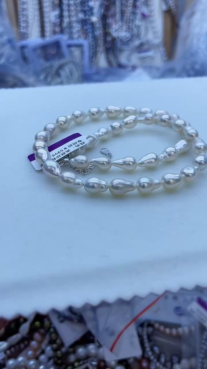 【闪购商品】淡水珍珠项链银S925镶嵌899