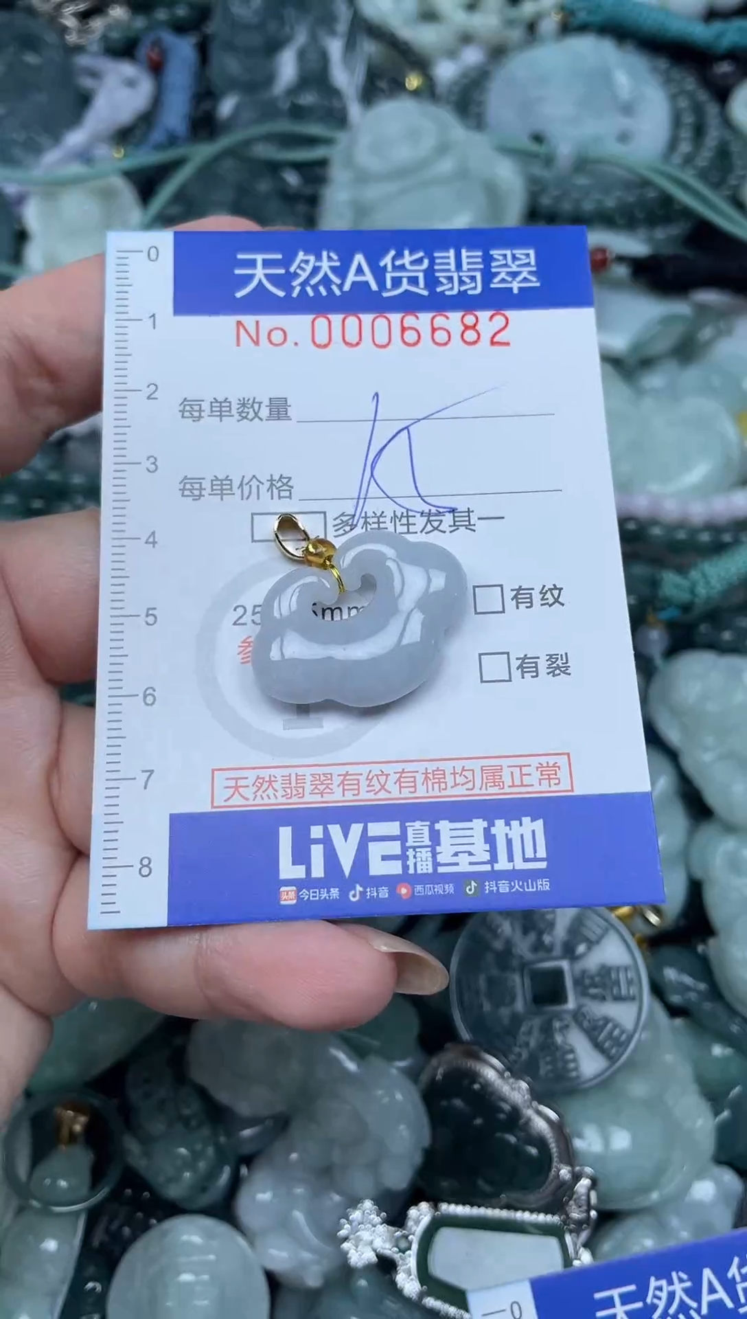 颈饰未镶嵌翡翠天然A货 支持复检