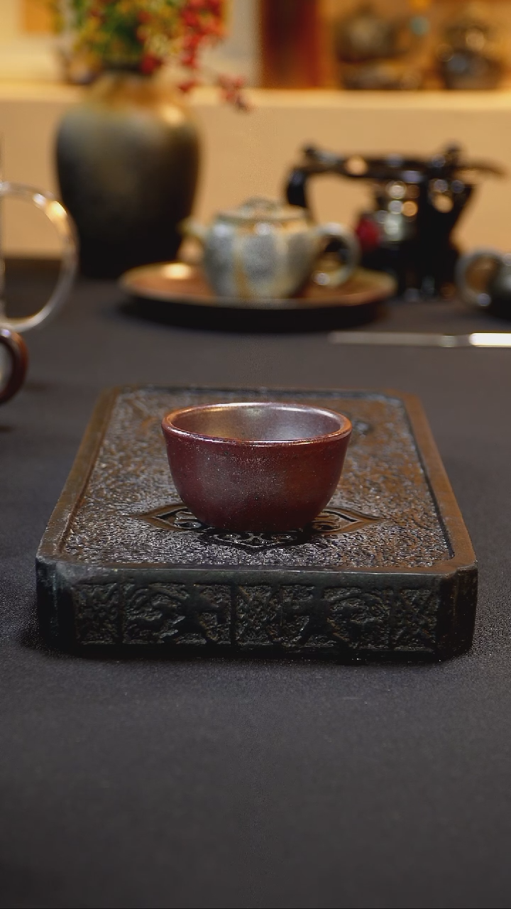 紫砂柴烧纯自然柴烧