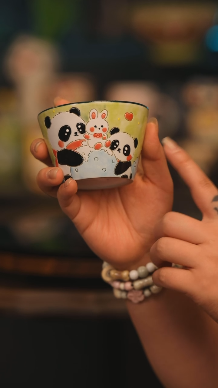 【闪购商品】摆件景德镇釉下彩绘设计师款式陶瓷