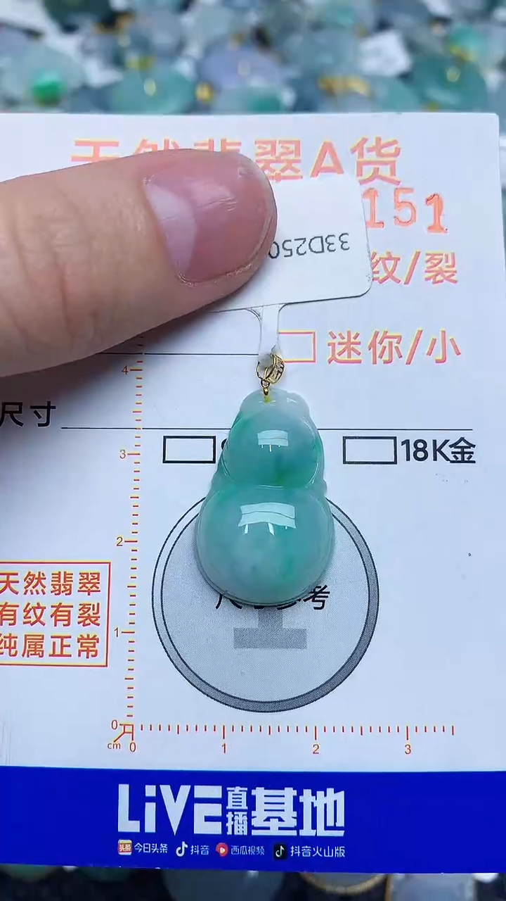 【闪购商品】翡翠颈饰18K金镶嵌45345345345