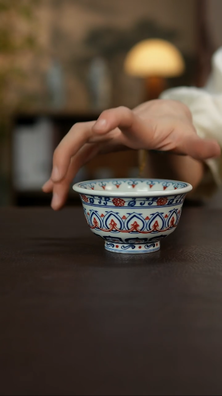 杯景德镇陶瓷杯碗柴烧多人10408