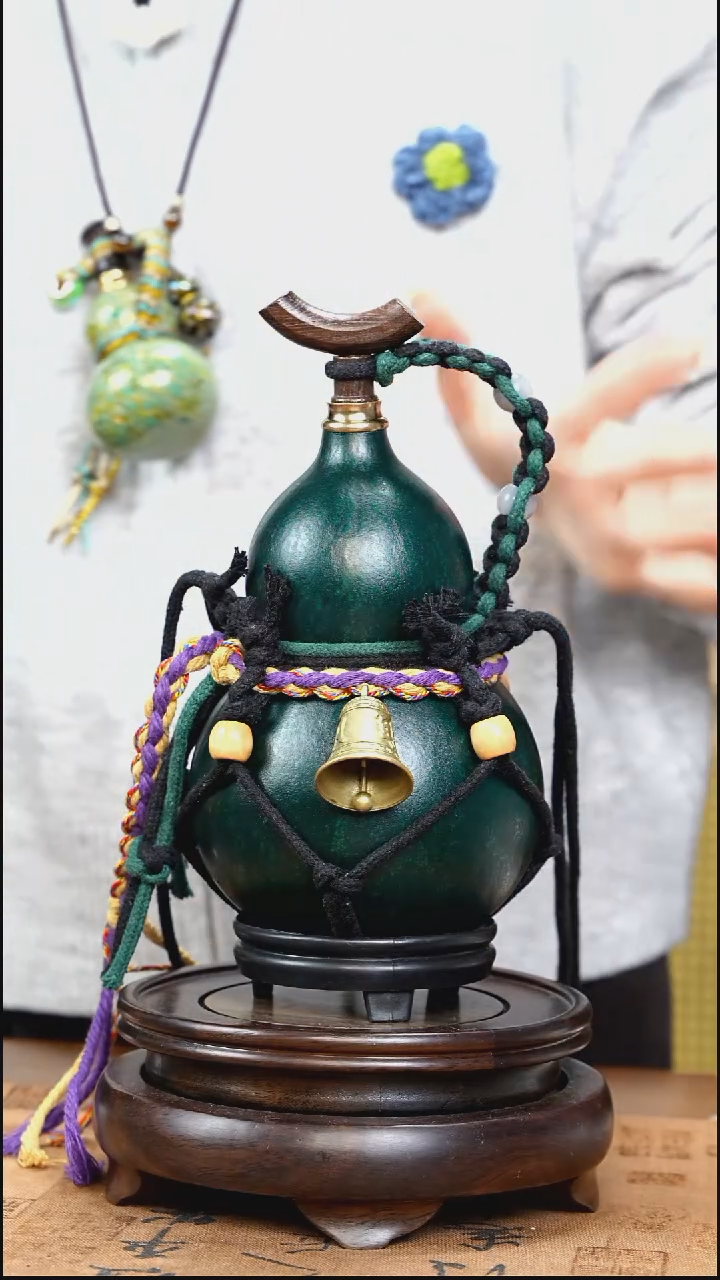 XC014网兜款大漆酒葫芦（现货现发）