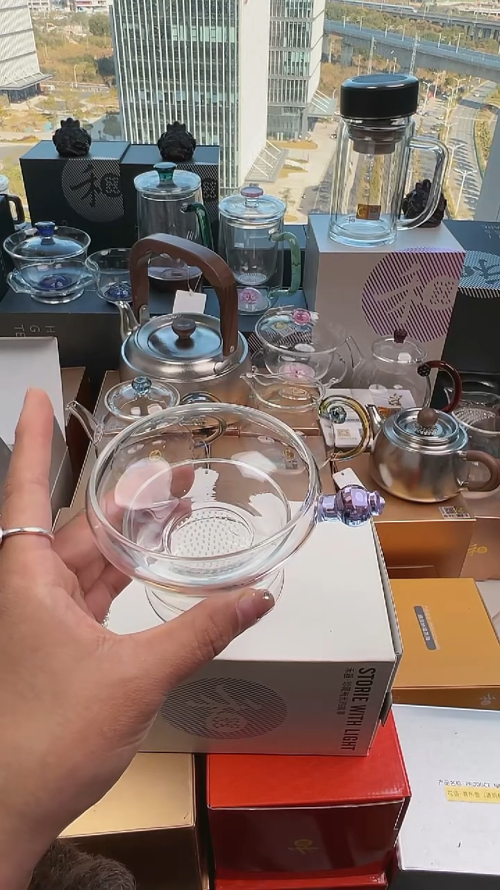 @@禾器奉珠茶漏浅紫色