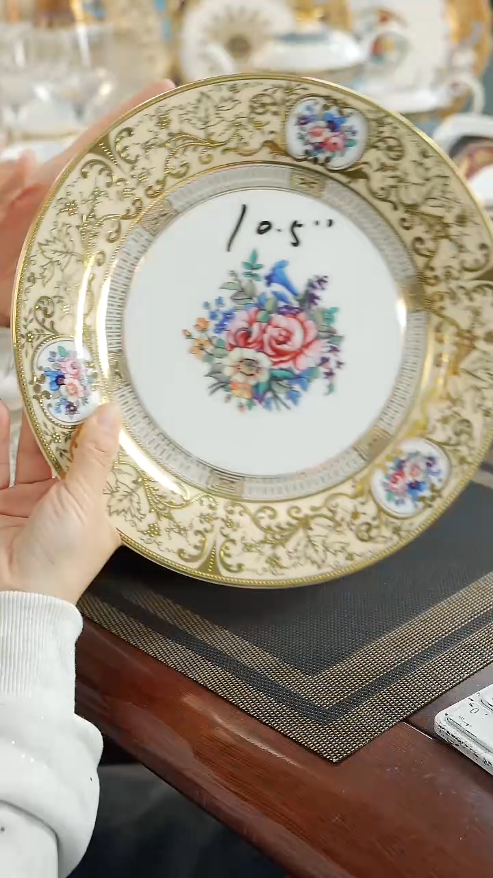 瓷片10.5英寸平盘 