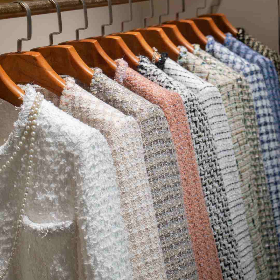 黑标系列｜圆领廓形手工花边小香风外套