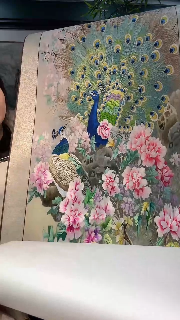 刺绣非遗苏绣手工刺绣软裱