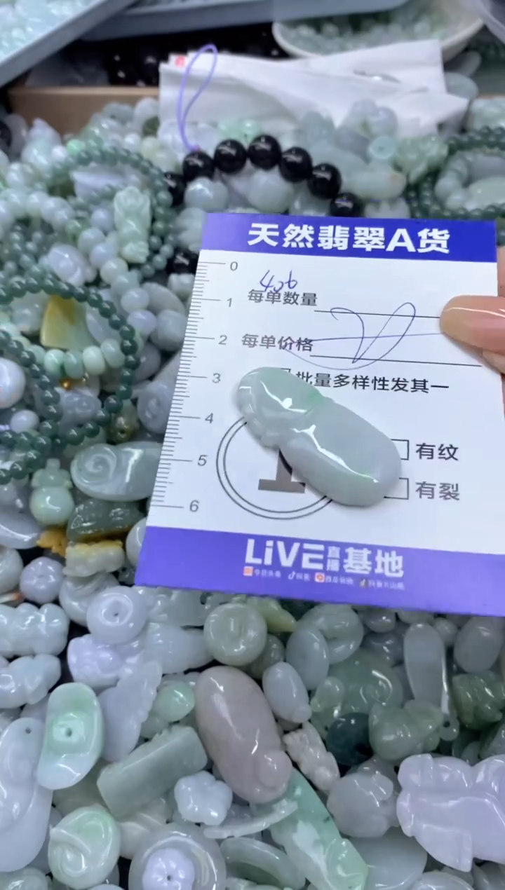 颈饰未镶嵌翡翠天然翡翠A货批量多样性发一件