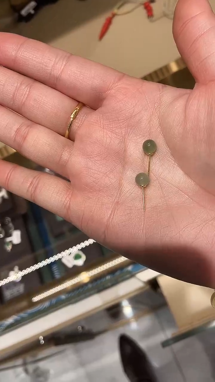未镶嵌和田玉耳饰10101212ch 和田玉耳钉