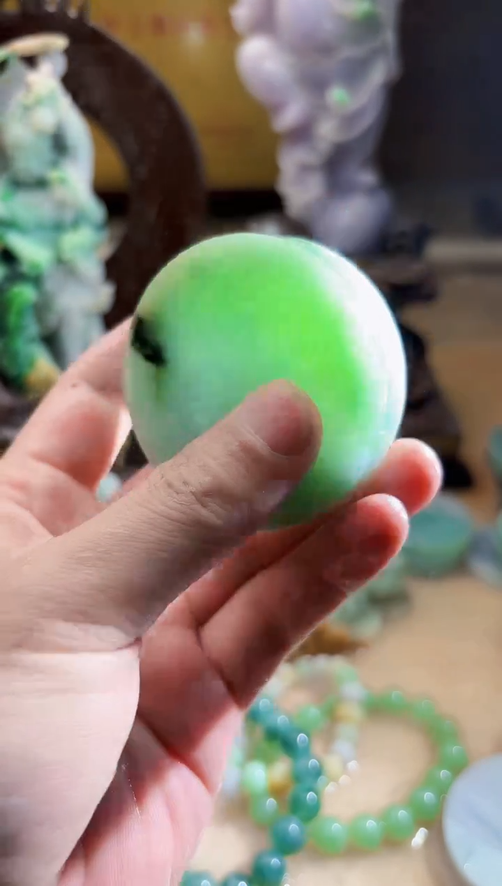 未镶嵌挂件翡翠A货张麦8240