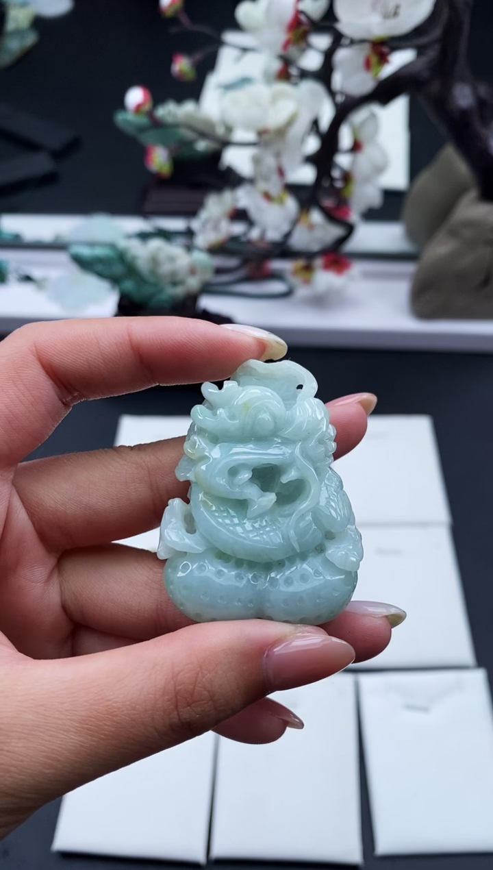 【闪购商品】翡翠颈饰未镶嵌天然缅甸A货翡翠