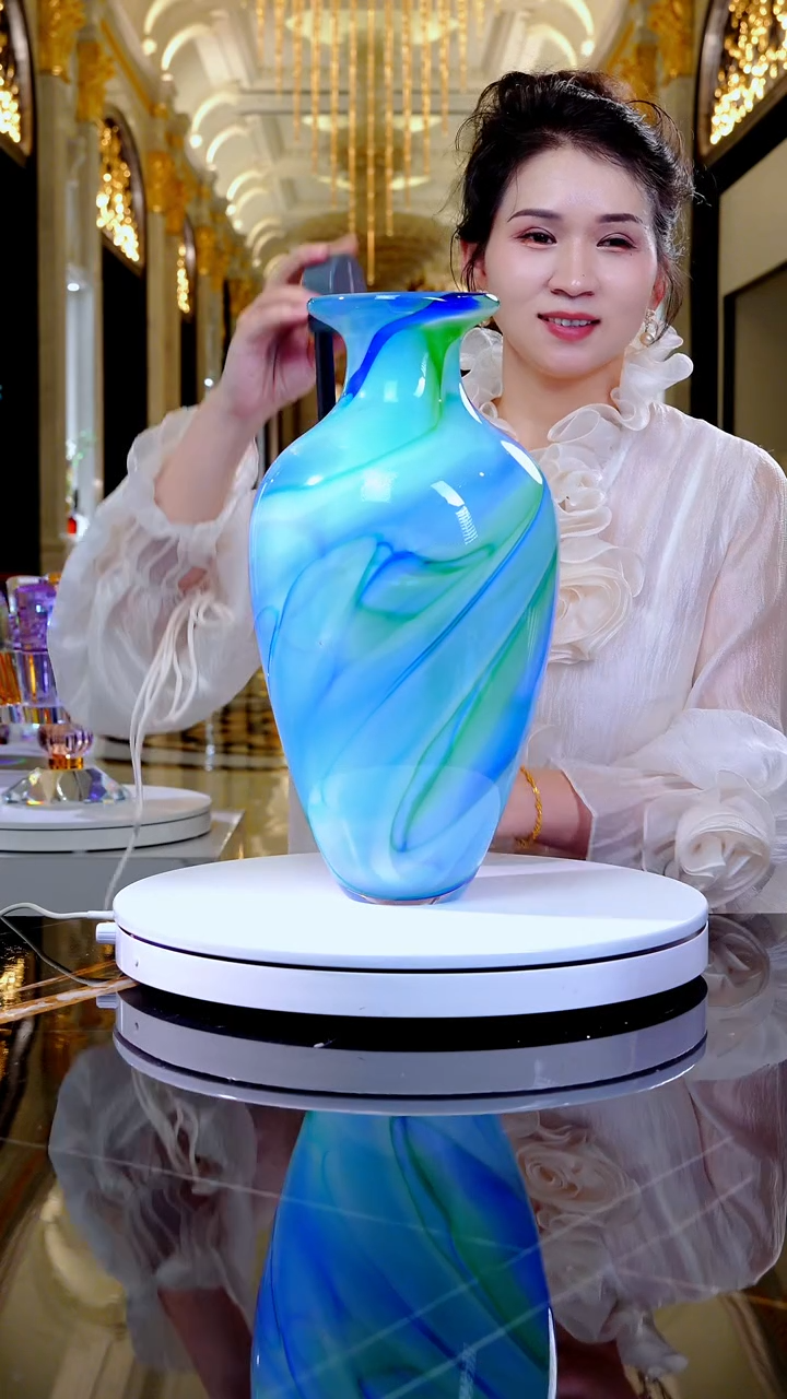 摆件琉璃艺术赏瓶