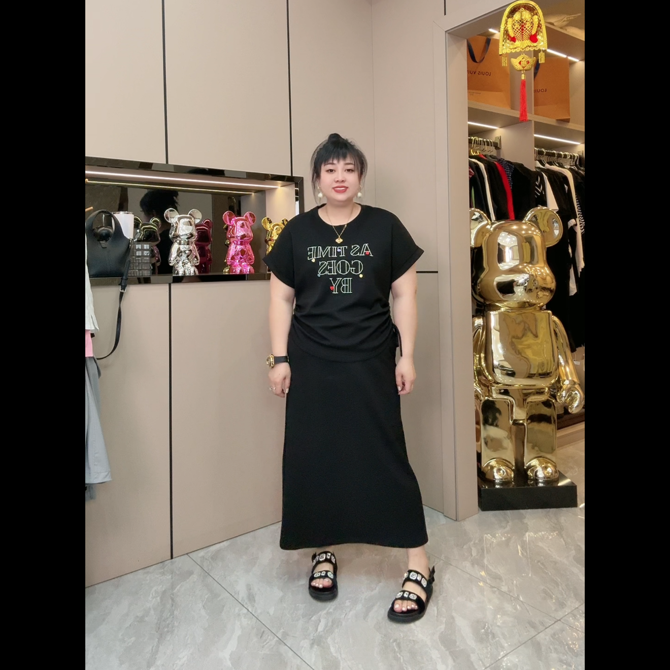 432.夏季86766款两件套衫长约64裙长约85