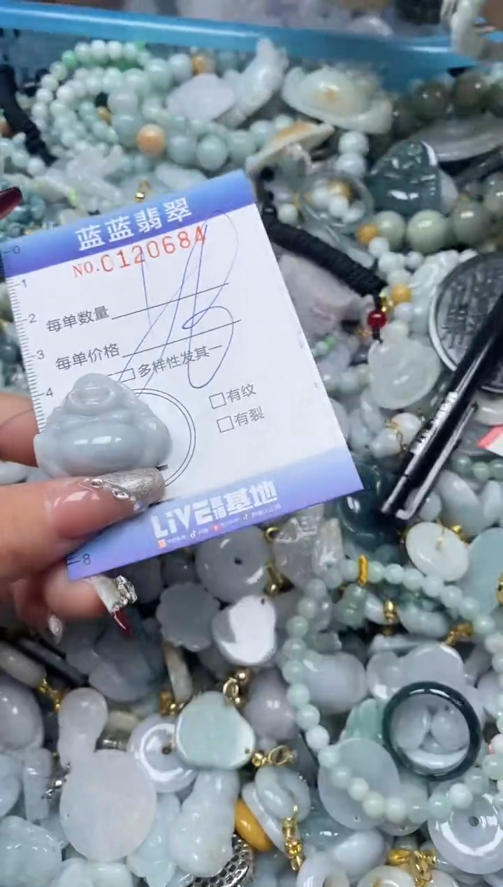 【闪购商品】翡翠颈饰未镶嵌闪购0120684多样性发其一