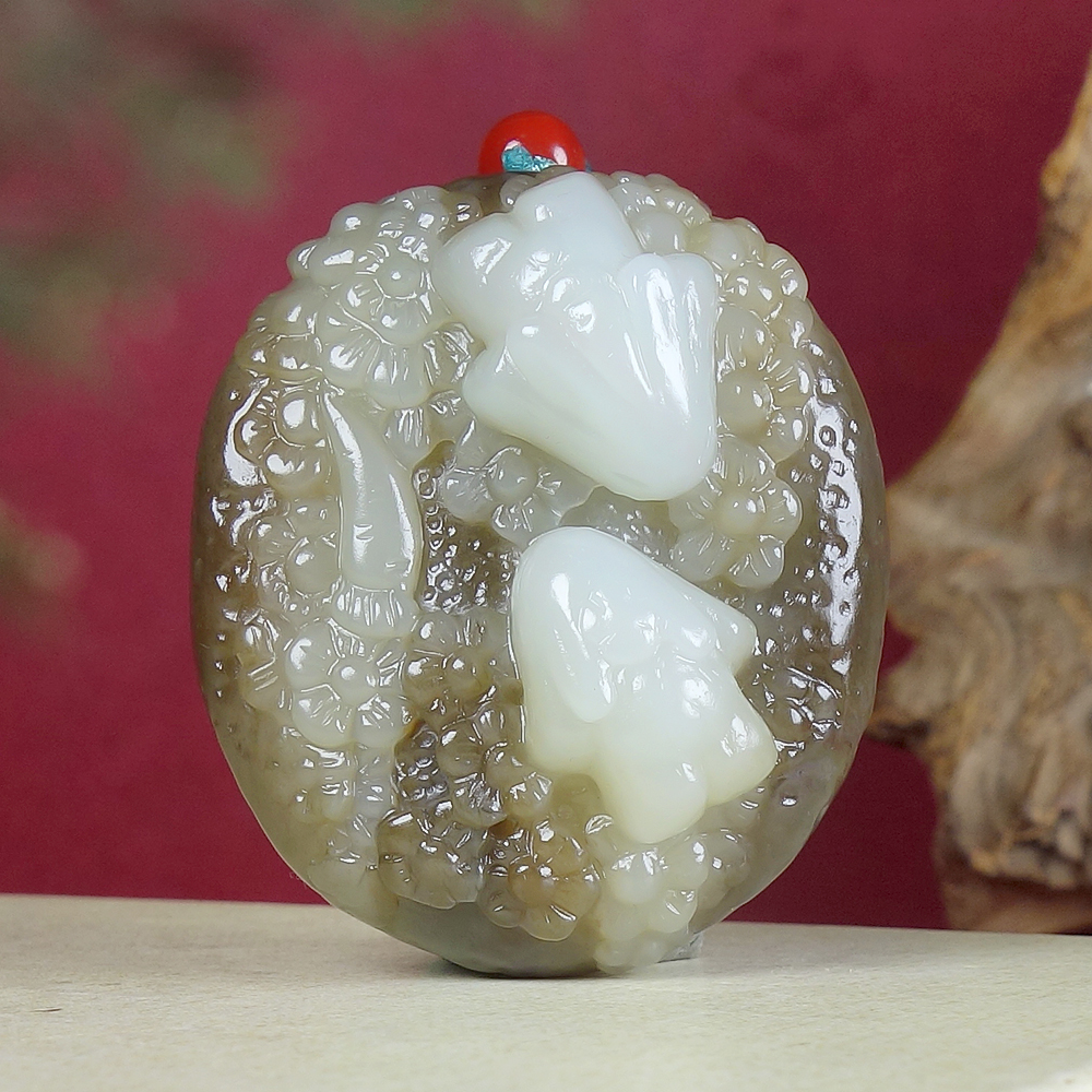 JF2399玉石珠宝精选和田玉吊坠