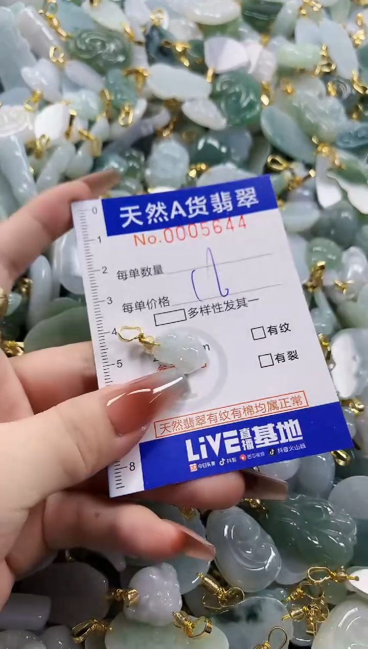 颈饰未镶嵌翡翠天然A货翡翠