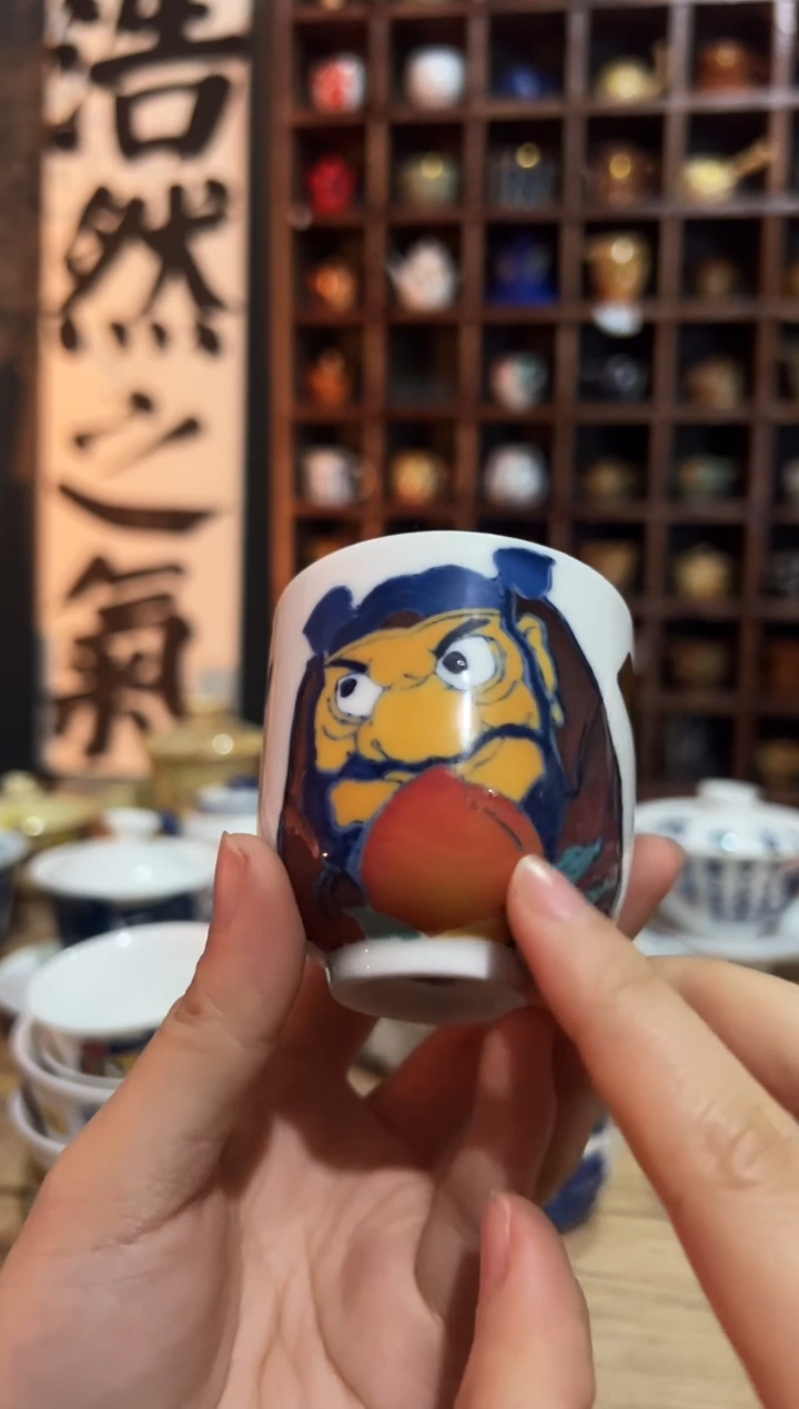 【闪购商品】观云听雨原创手绘茶具