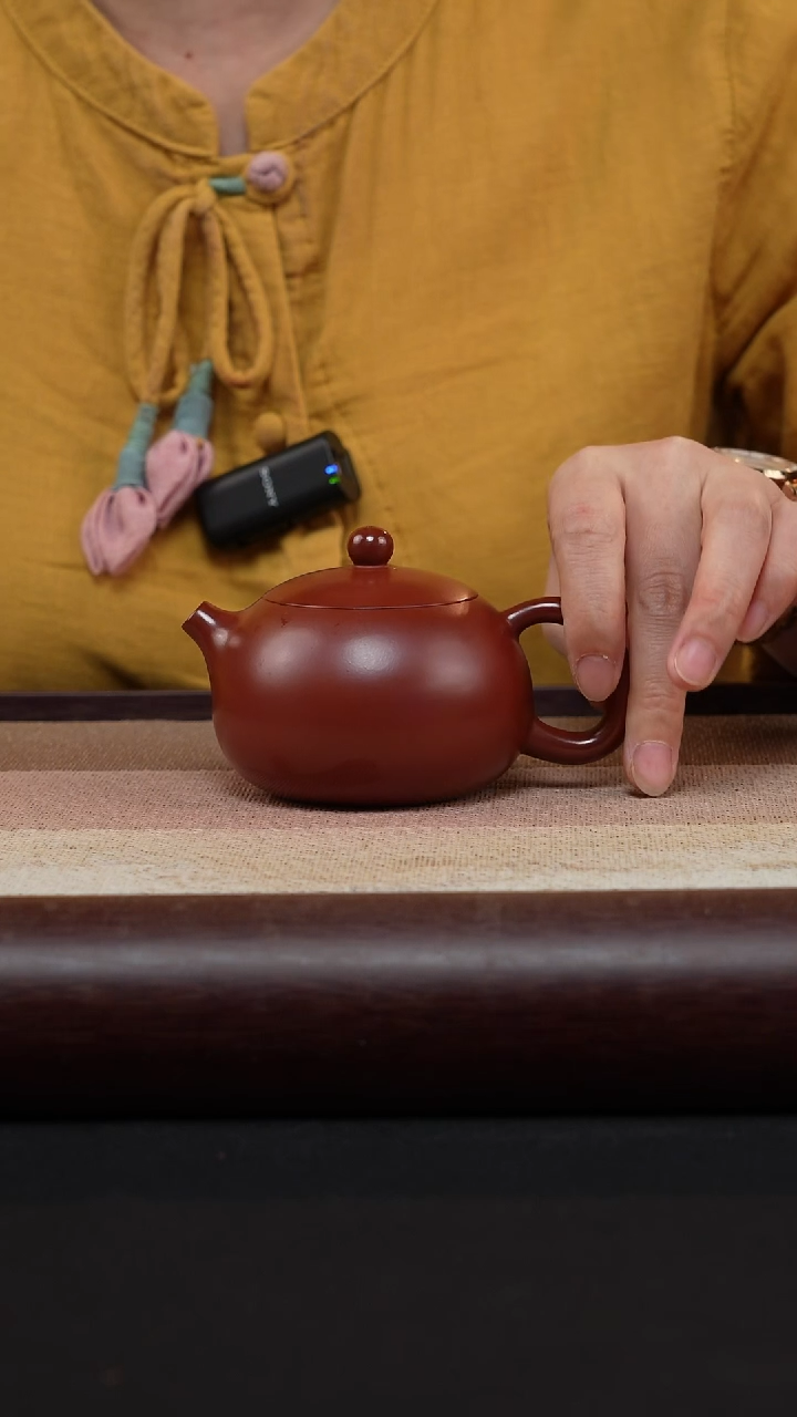 【闪购商品】紫砂茶壶西施-朱泥-赵信军MH-1713