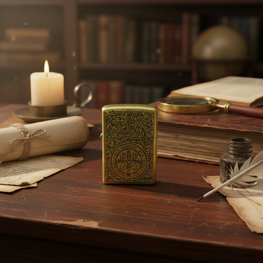 Ngling青铜康斯防风打火机男士送男友达人