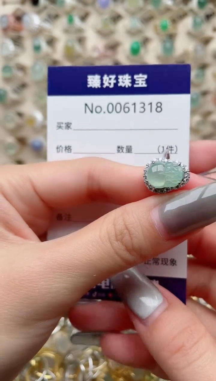 【闪购商品】翡翠戒指银S925镶嵌..........