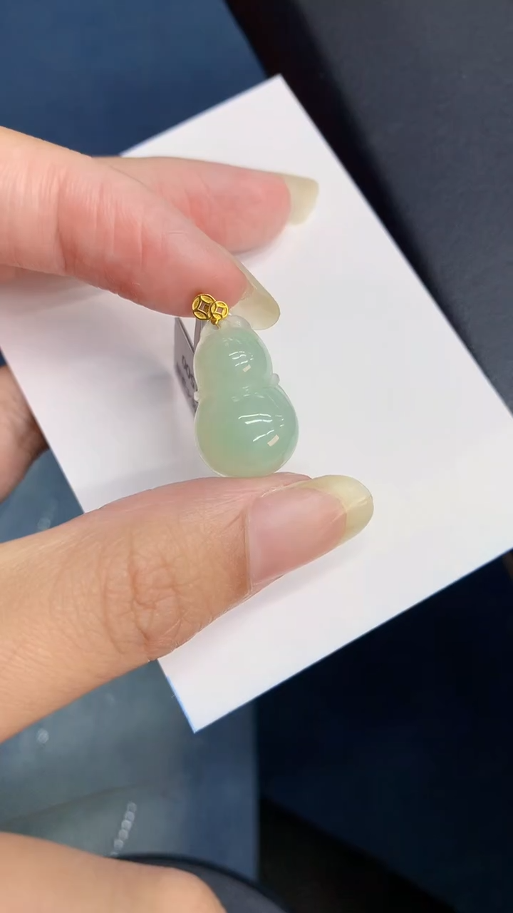 【闪购商品】翡翠颈饰18K金镶嵌           8