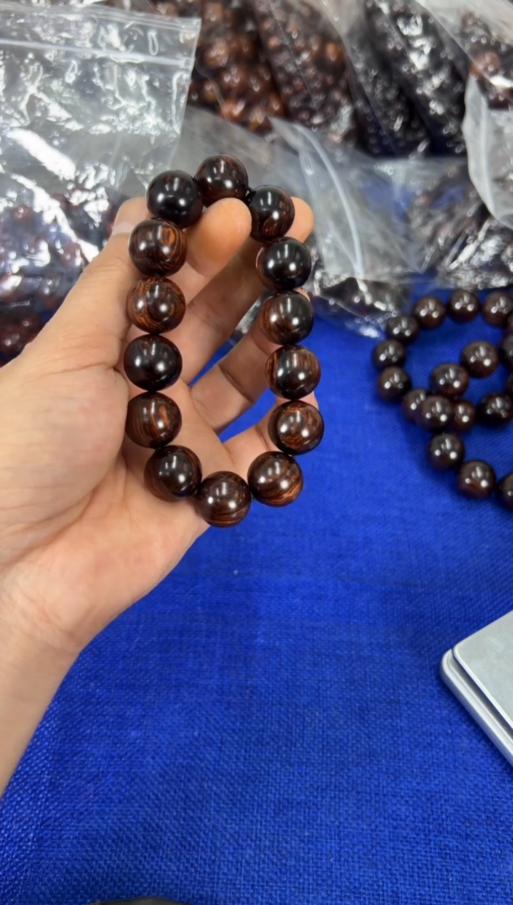 手串/手链黄花梨/降香黄檀1.6水波纹手串
