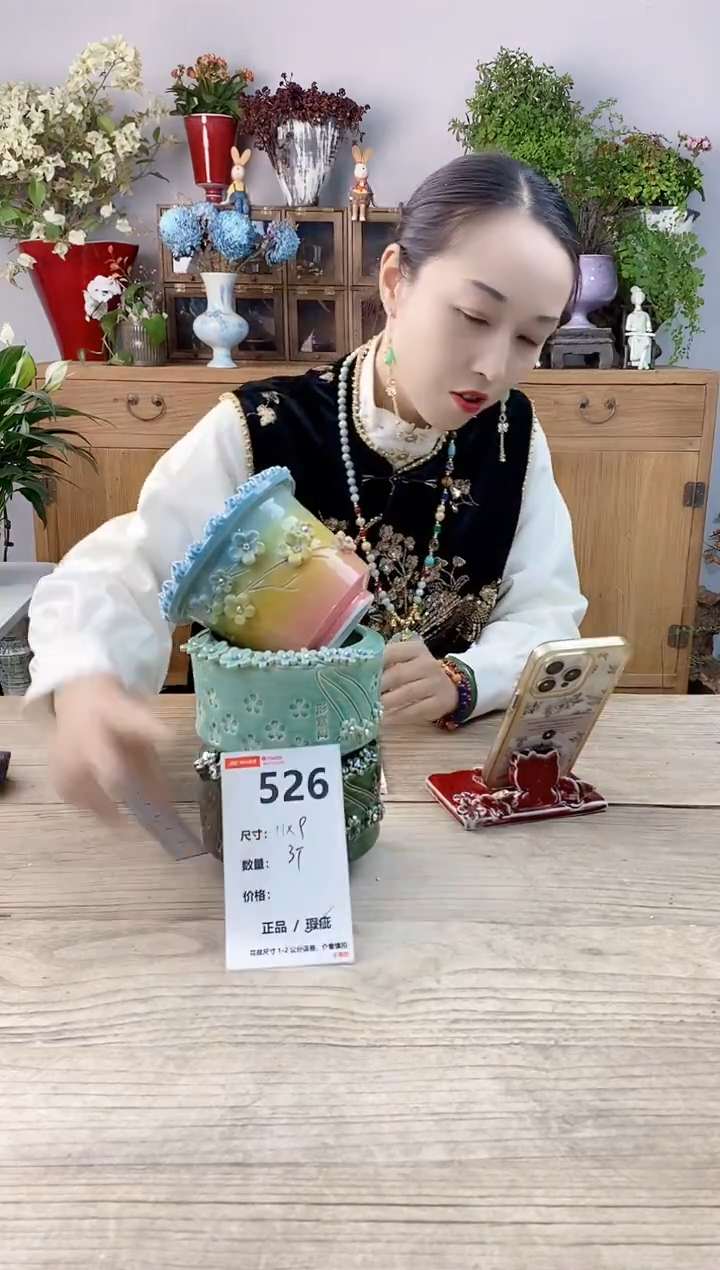 小玩子花盆直播号526