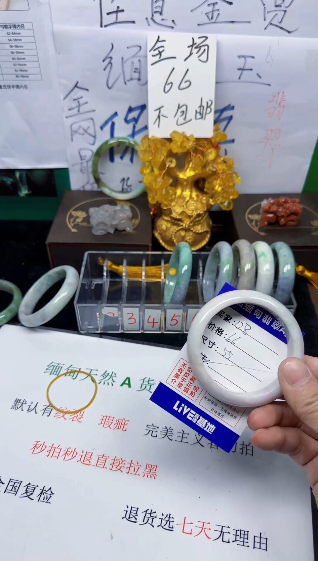 未镶嵌手镯翡翠128