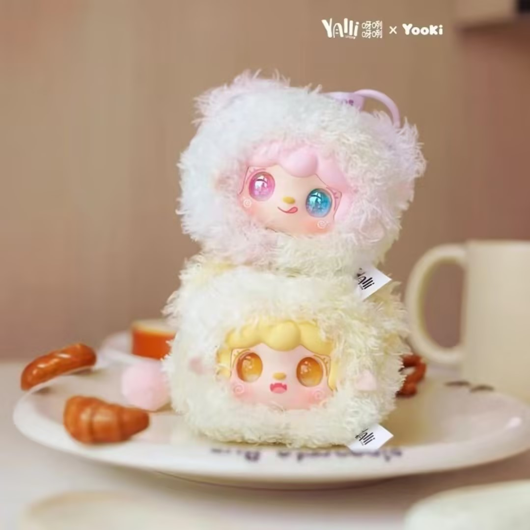 【新品】【拆盒崽崽】正版yooki氧氧九代团一团小熊毛绒盲盒挂件