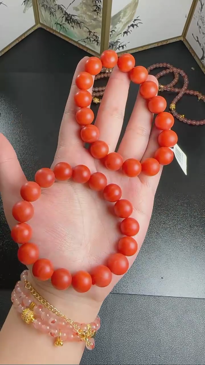 【闪购商品】南红玛瑙手串未镶嵌WY0114096多样性发一