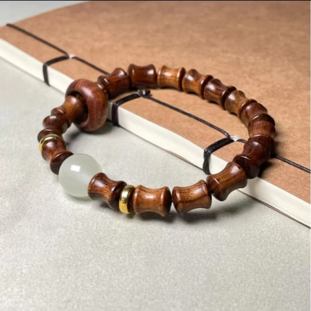 檀香紫檀珠串小叶紫檀竹节8    163    （无礼盒）