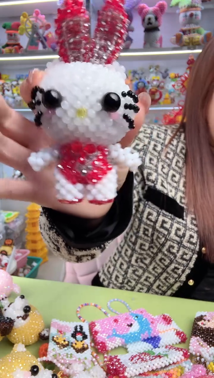 玻璃2806卡4水晶材料包1套新品兔女郎