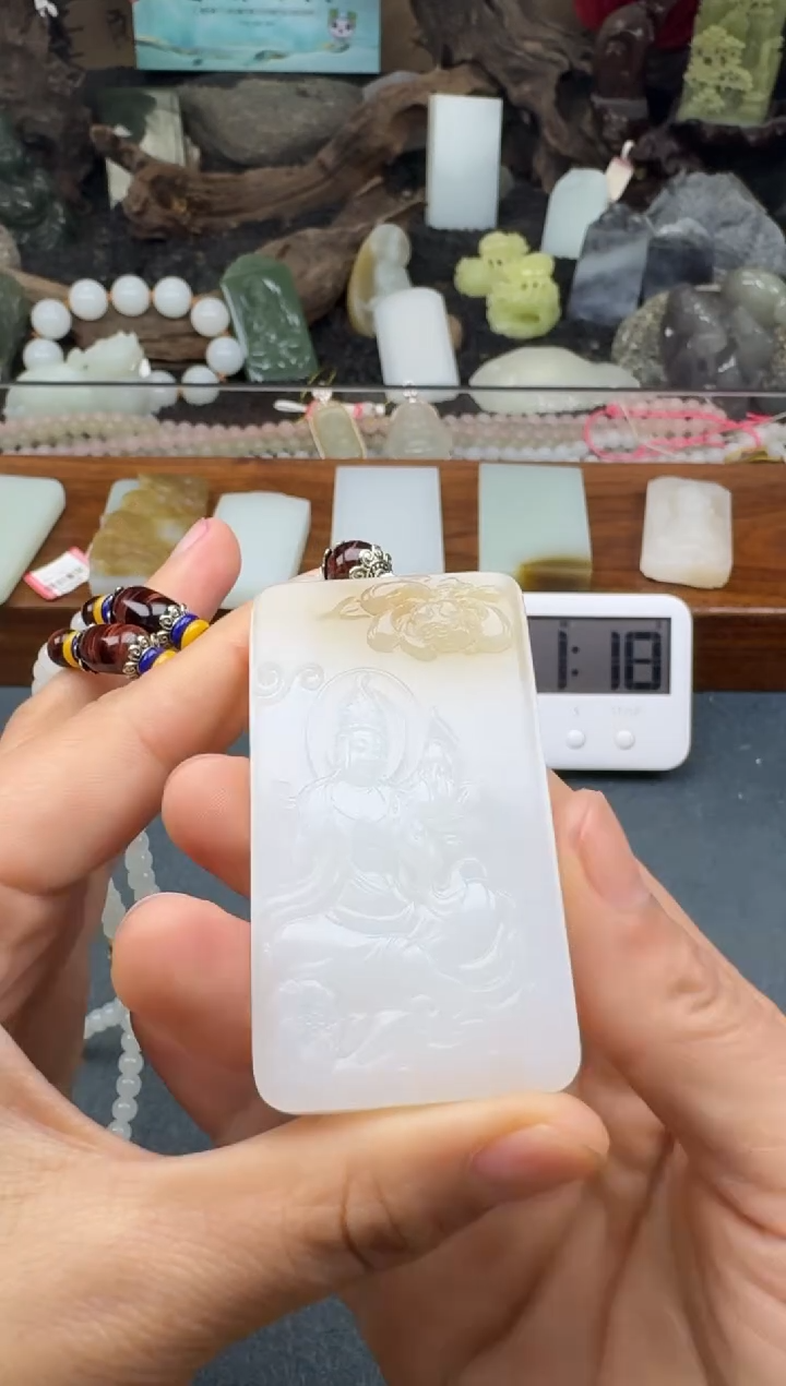 【闪购商品】和田玉未镶嵌颈饰多多